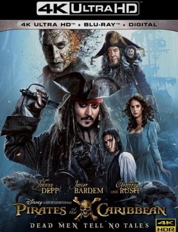 Пираты Карибского моря: Мертвецы не рассказывают сказки (2017) 4K UHD BDRemux 2160p